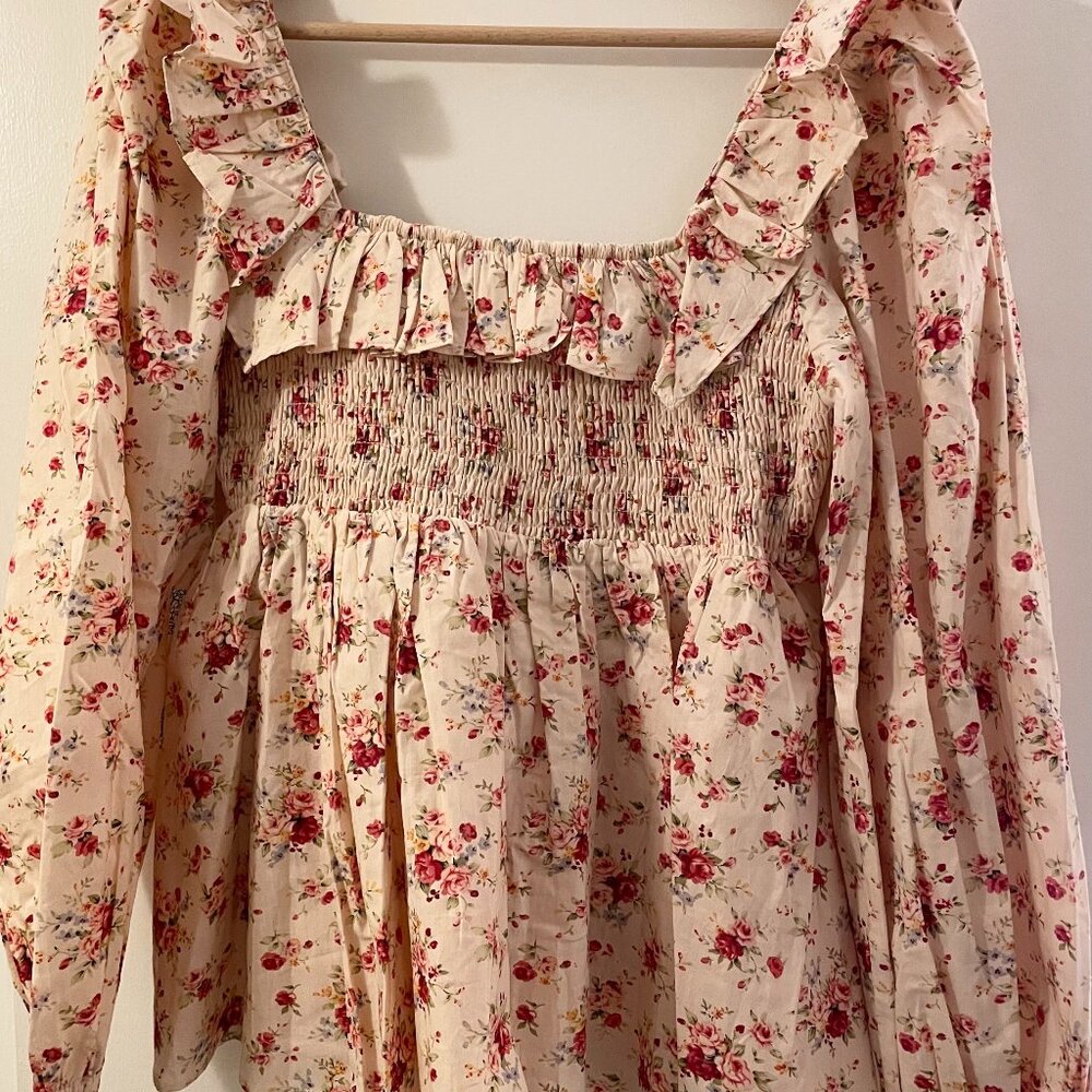 Hyacinth House Floral Long Sleeve Top